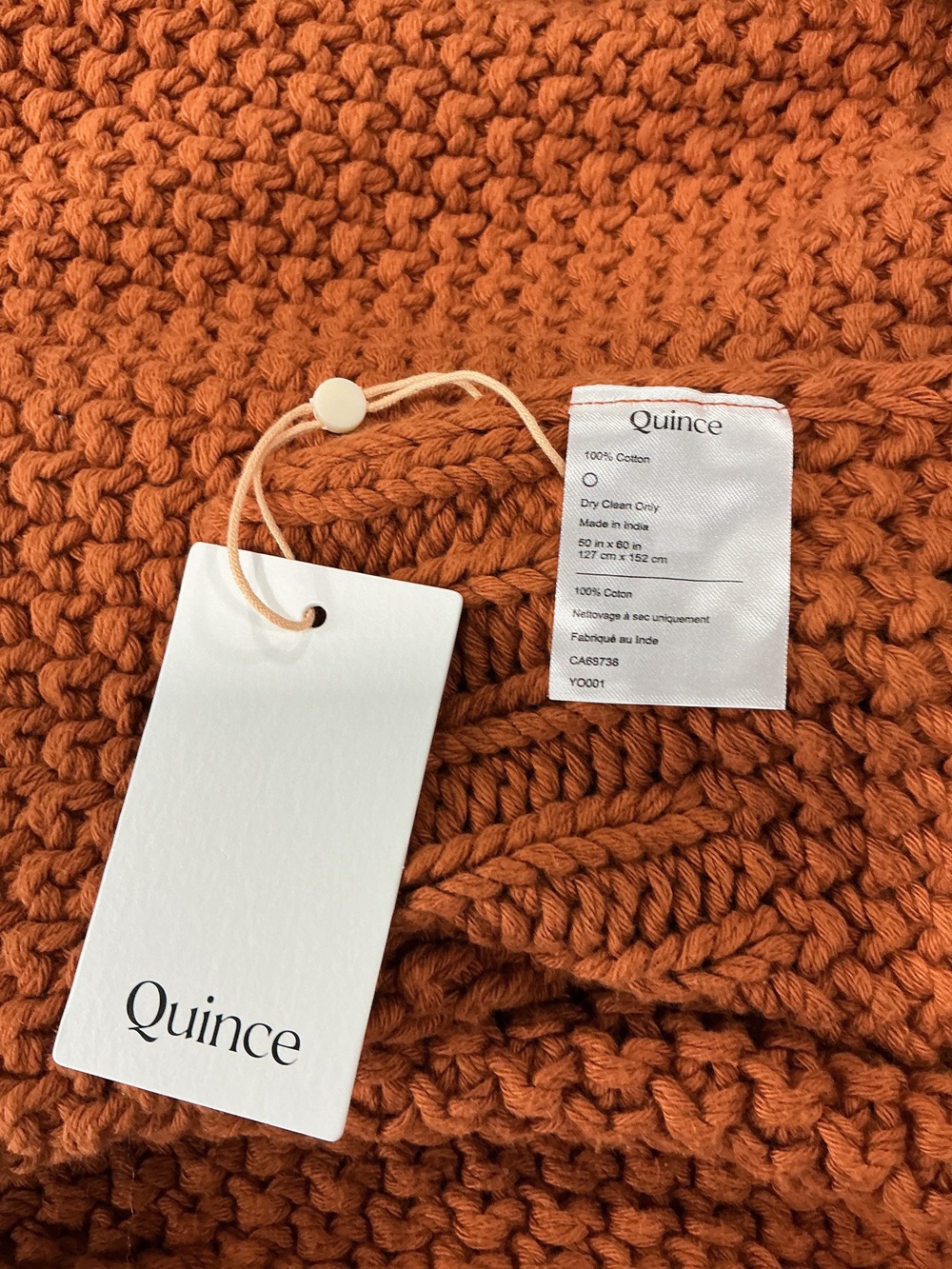 Cotton Fisherman Throw